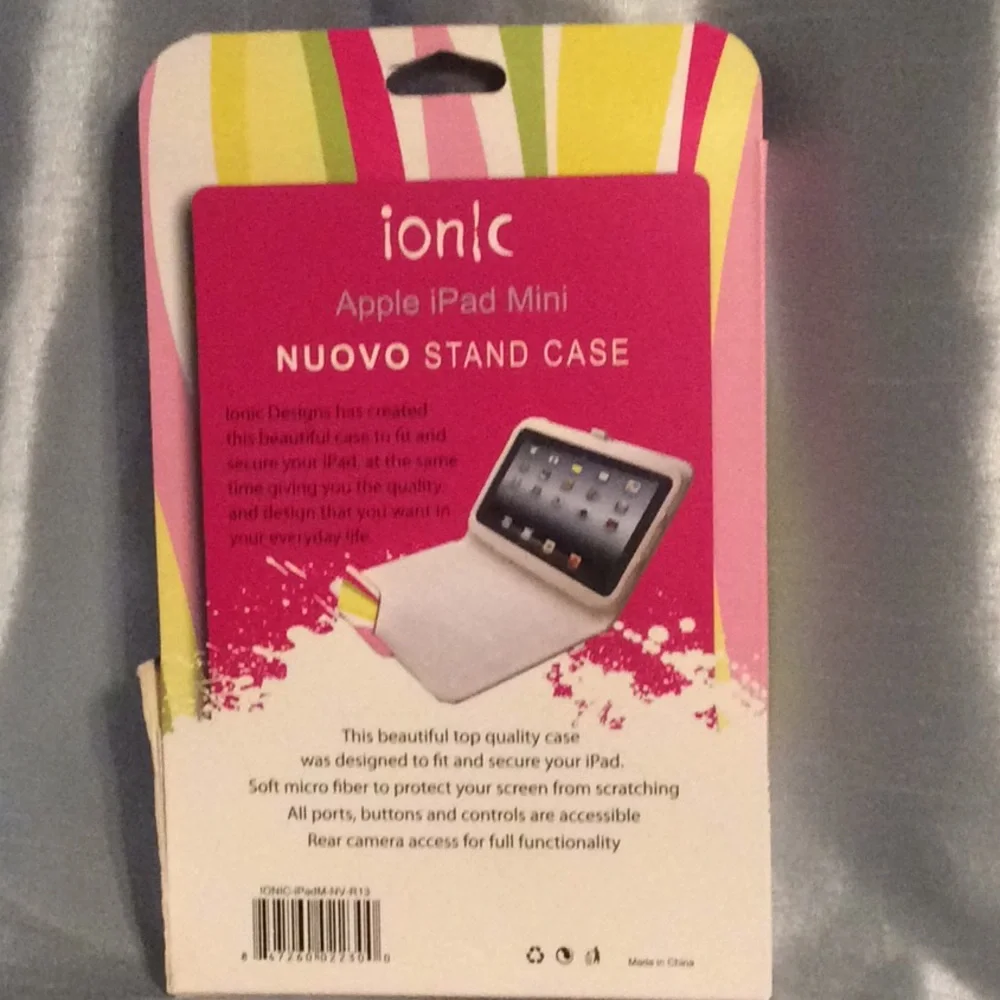 iPad mini case, Full body protection, Dual Position Stand, Magnetic sleep, NWT